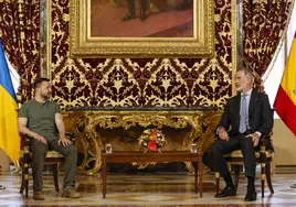 Zelenski invita a los Reyes a visitar Ucrania  «cuando puedan»