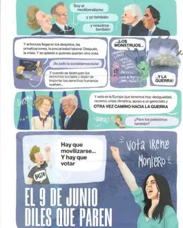 Imagen secundaria 2 - Propaganda electoral de Podemos para las elecciones europeas del 9 de junio