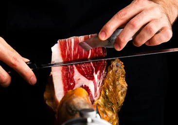 Jamón de bellota cien por cien ibérico de Los Pedroches para la final de la Champions League