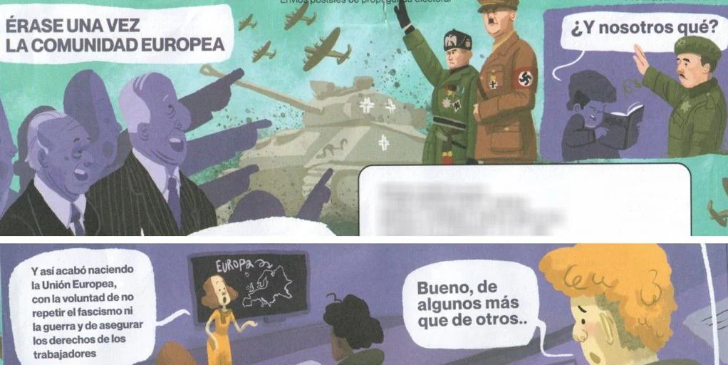 Podríamos resucitar a Hitler y Franco en su propaganda para las elecciones europeas
