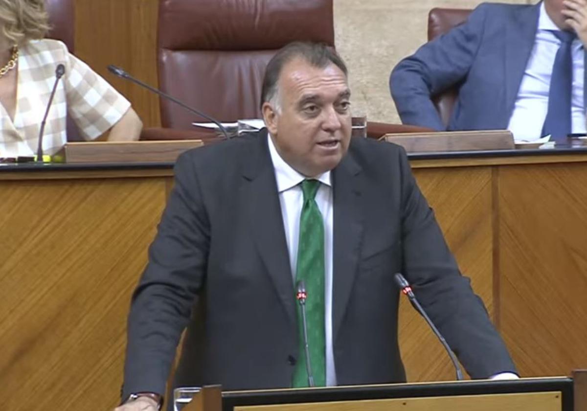 Arturo Bernal, en su intervención de hoy en el Parlamento