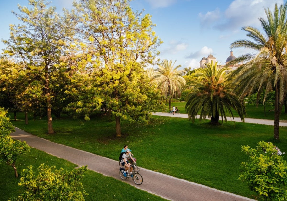 Imagen de archivo del Jardín del Turia de Valencia