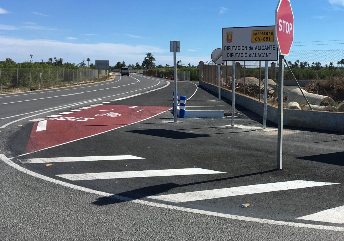 Imagen de archivo de una carretera de Alicante