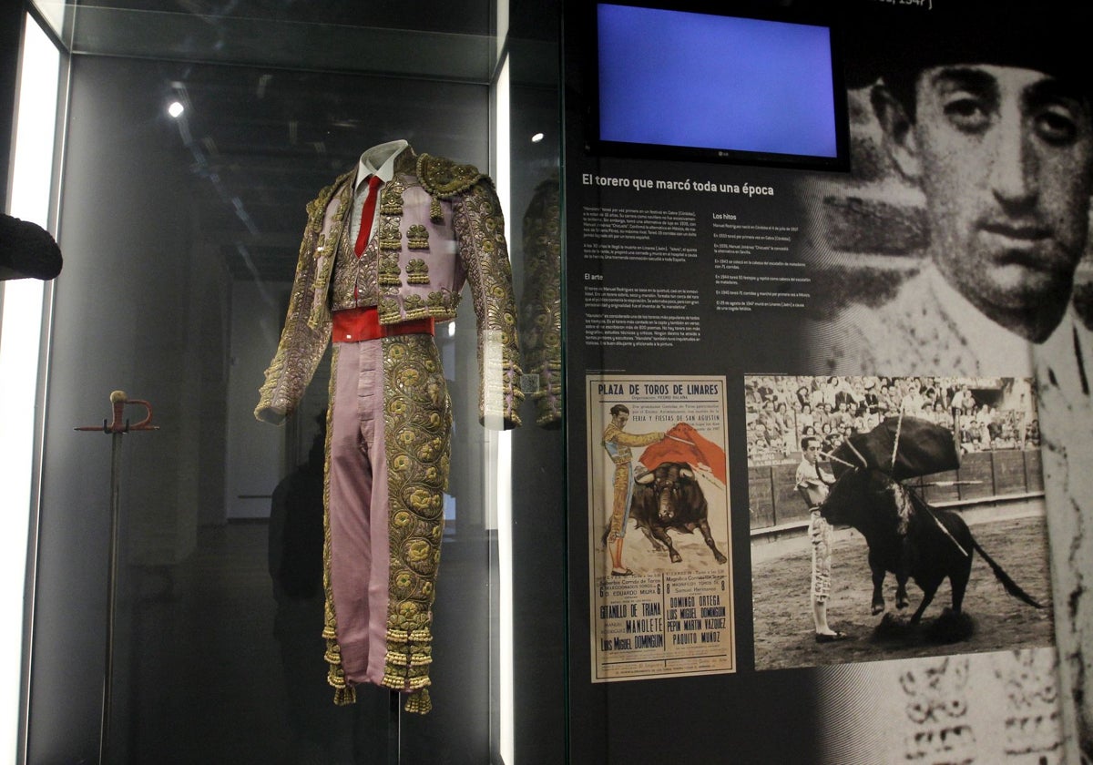 Expositor dedicado a Manolete en el Museo Taurino de Córdoba