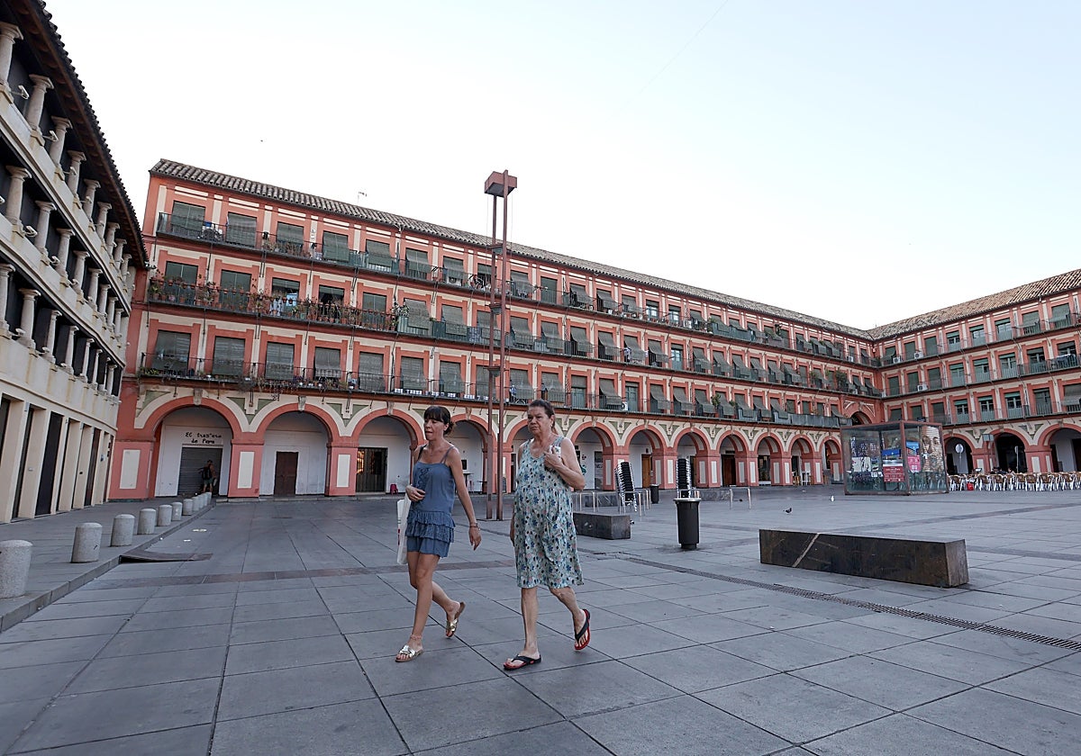 Aspecto de la plaza de la Corredera