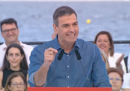 Sánchez, en un mitin en Murcia: «España es la Taylor Swift de las economías europeas»