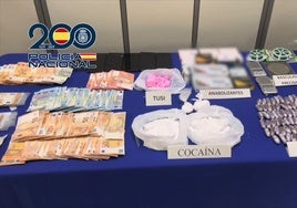 Golpe de la Policía Nacional a una red criminal de tráfico de cocaína en bares de la provincia de Valencia