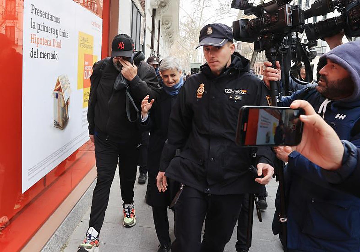 Koldo García en su primera citación en la Audiencia Nacional