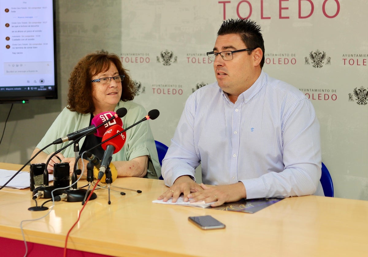 José Vicente García-Toledo y Ana Pérez en rueda de prensa