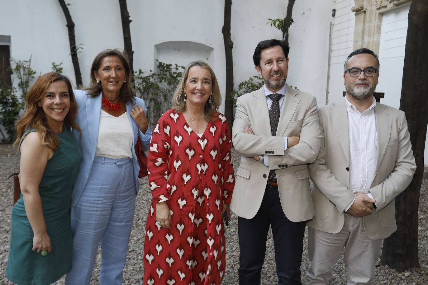 Almudena García, María del Mar Ruz, Macarena Oneill, Javier Fernández y Pablo Quesada
