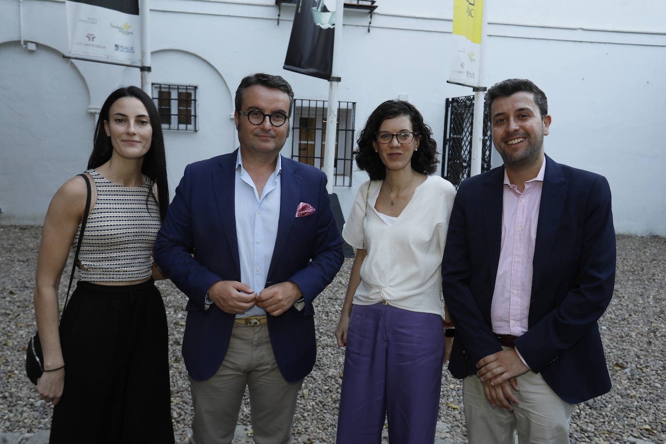 Maria Miravete, Manuel Serrano, Maria Puig y Antonio Palacios