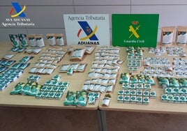 La Guardia Civil interviene más de 300 paquetes con hachís y cogollos de marihuana en un 'grow shop' de Villarreal