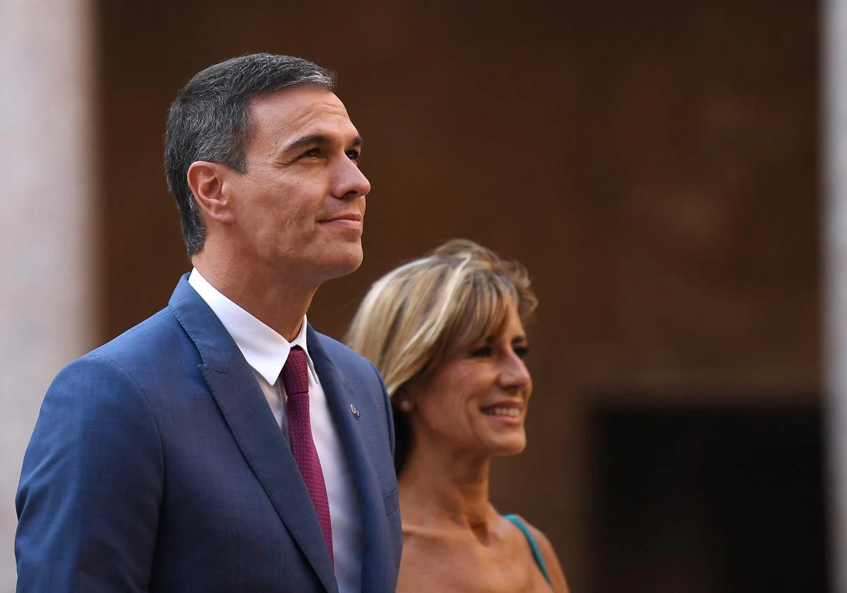 Pedro Sánchez y Begoña Gómez en una imagen de archivo