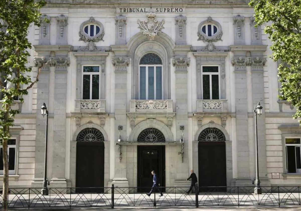 Fachada del Tribunal Supremo, en imagen de archivo