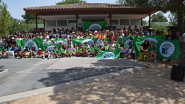 Foto de grupo en la finca 'El Borril'