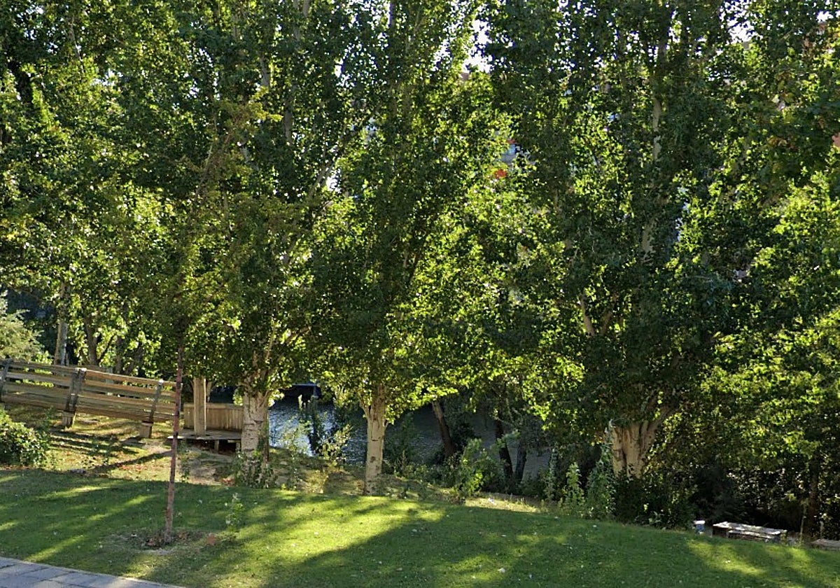 Lugar del que fue rescatada la joven por la Policía