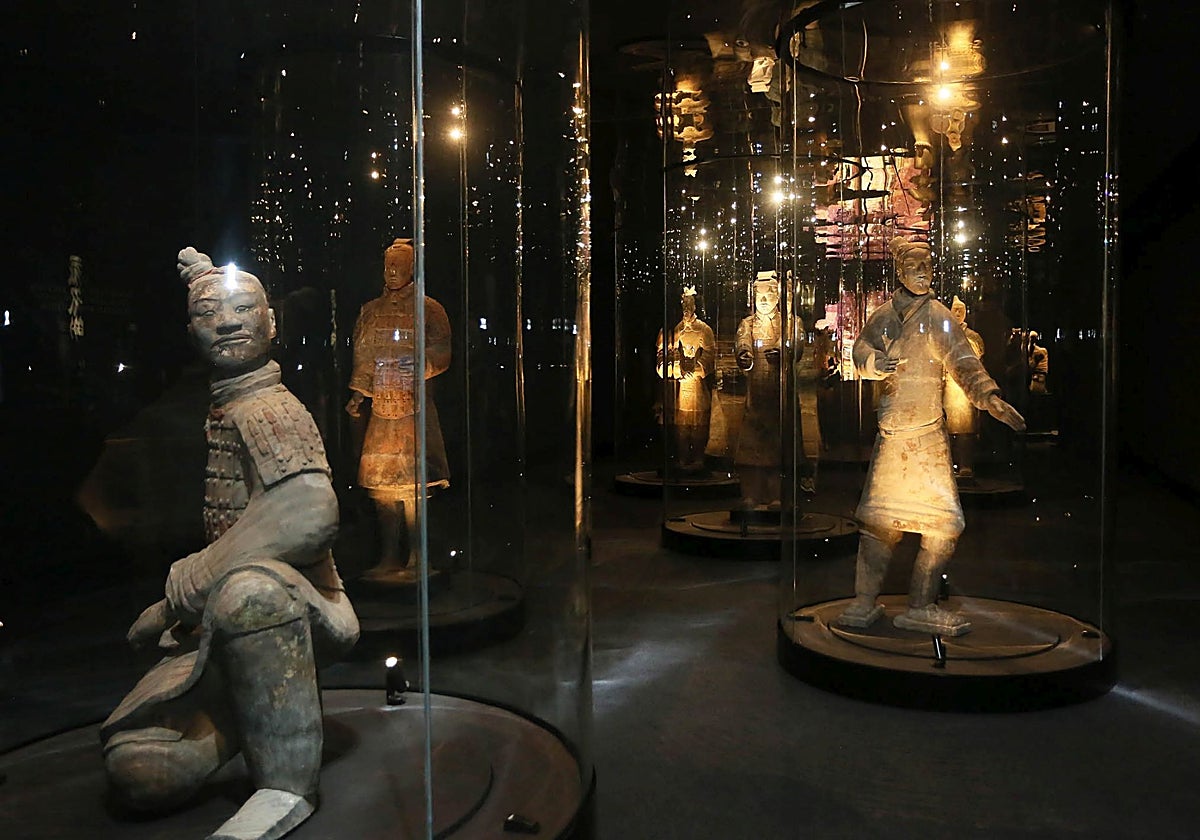 Imagen de archivo de la exposición sobre los Guerreros de Xi'an' del Marq de Alicante