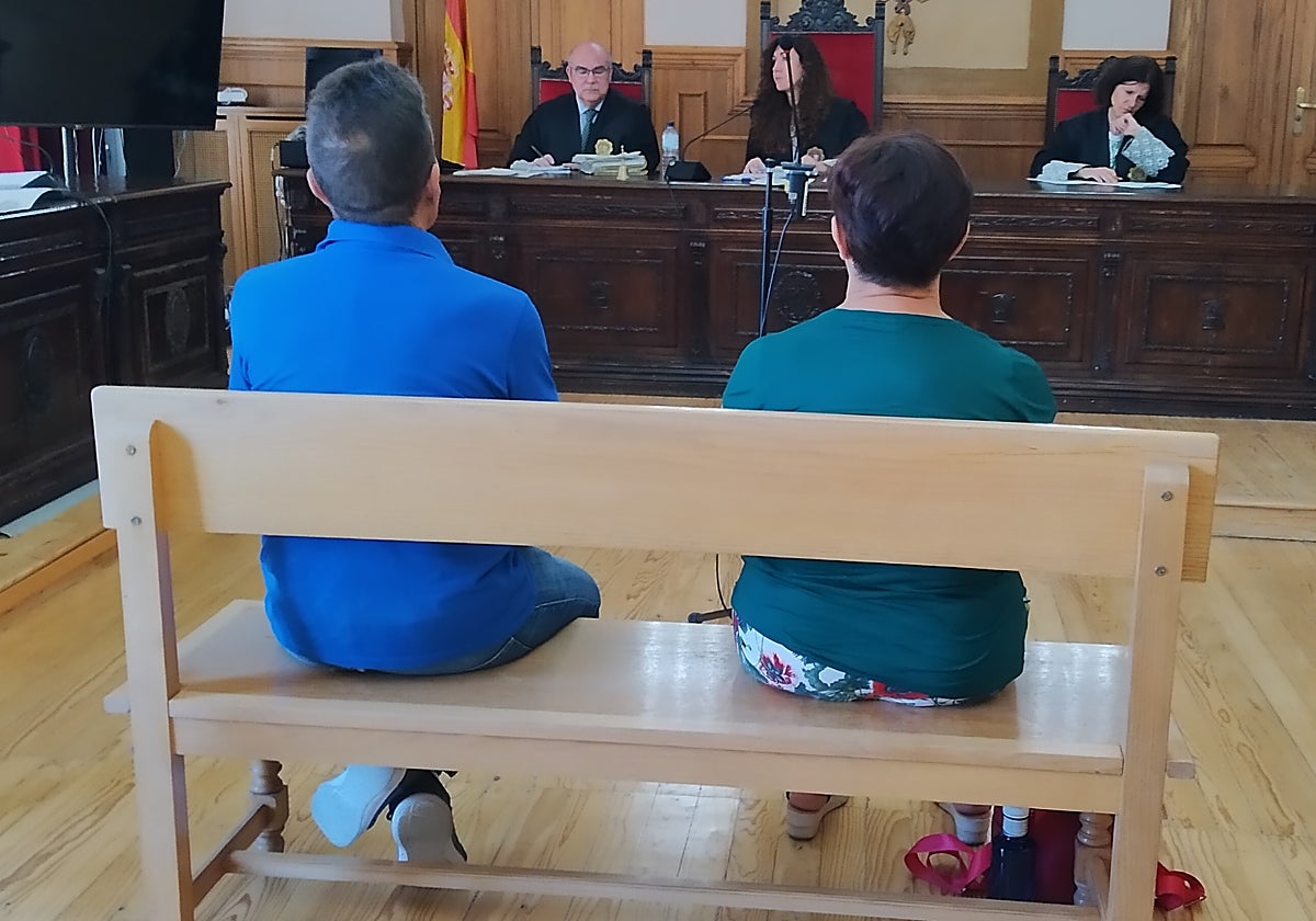 Los dos acusados, este martes