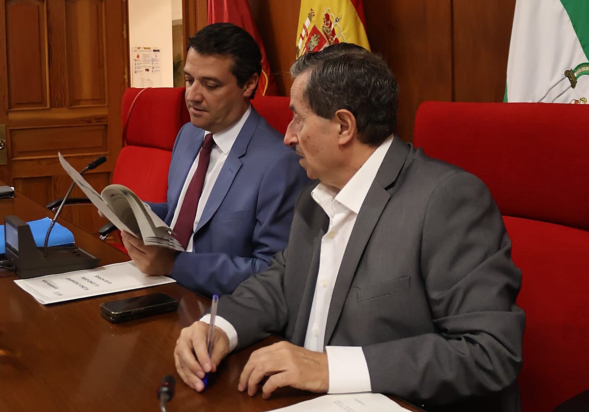 El alcalde, en un momento del pleno de este jueves