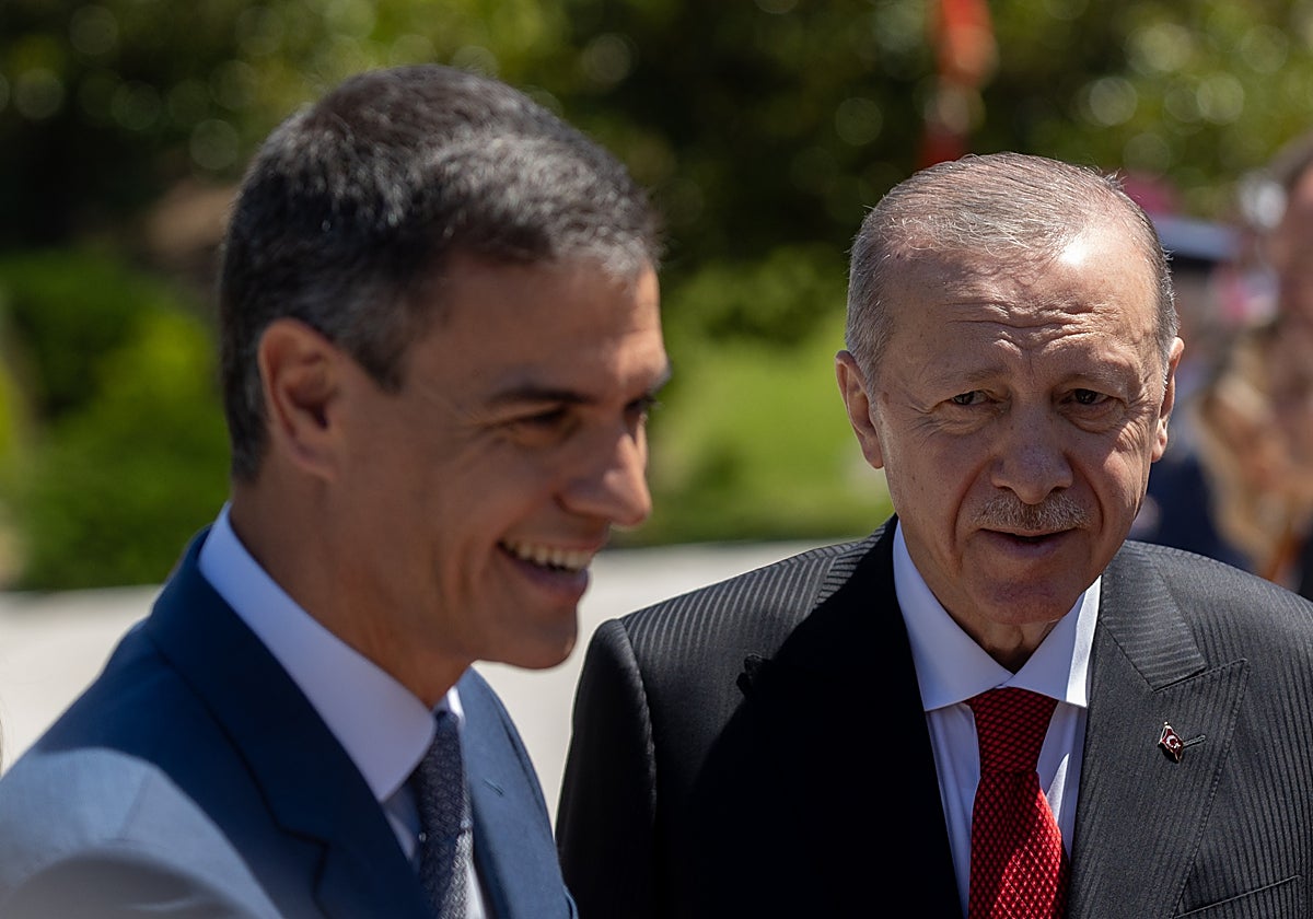 Pedro Sánchez, este jueves junto a Erdogan en Madrid