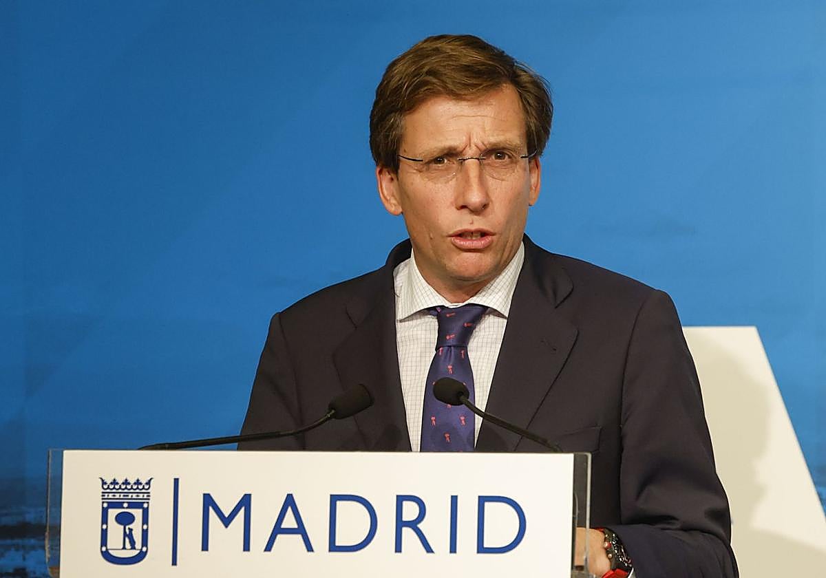 El alcalde de Madrid, este pasado jueves