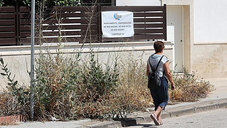 Vecinos de San Rafael de la Albaida en Córdoba alertan de la suciedad y las ratas en el canal