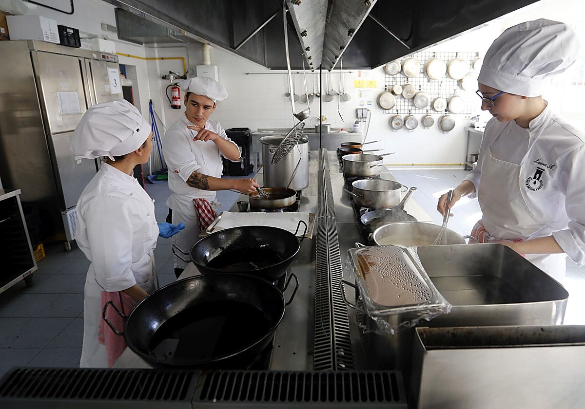Módulo de hostelería en el instituto Gran Capitán de Córdoba