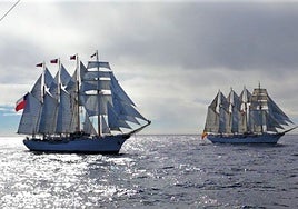 La Esmeralda de Chile vuelve a Cádiz, el puerto que la vio nacer hace 70 años