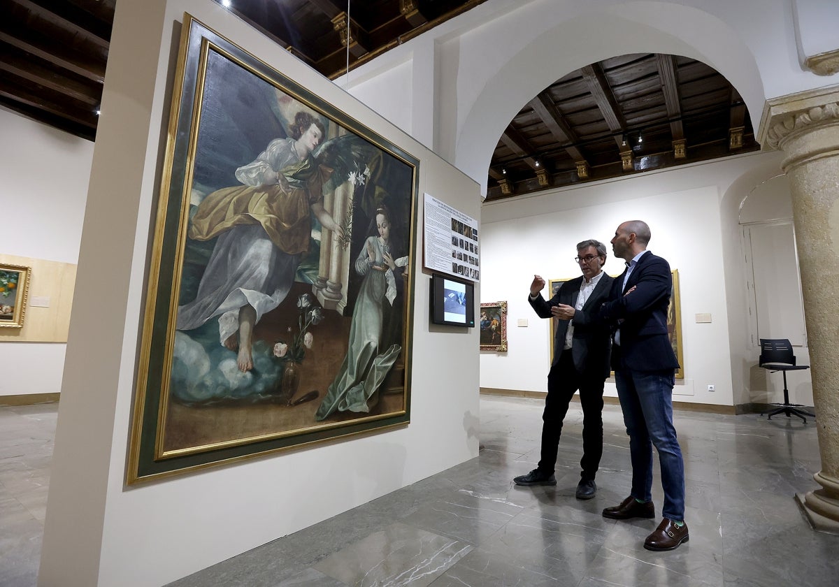 Interior del Museo de Bellas Artes en una exposición celebrada