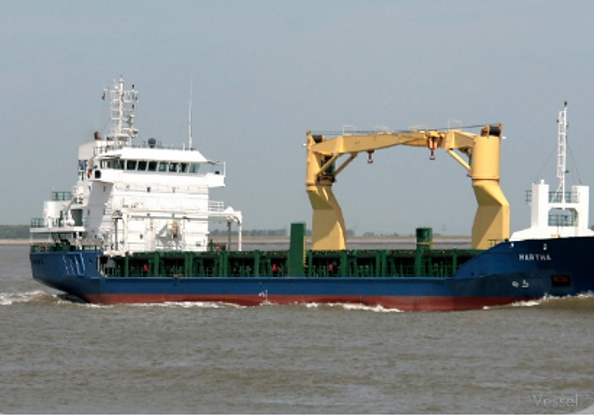 El carguero con bandera luxemburguesa, Vertom Odette, señalado por Podemos