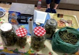 Cae una organización criminal que había construido zulos en viviendas para cultivar marihuana en Málaga