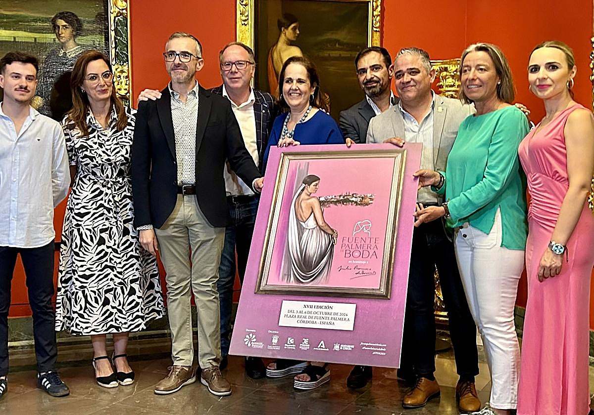 Presentación de la feria de la boda de Fuente Palmera, este lunes en el Museo Romero de Torres