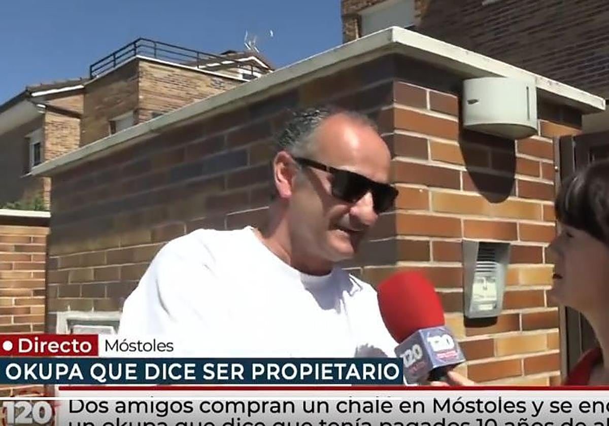 El dueño del chalet cuenta su situación en Telemadrid