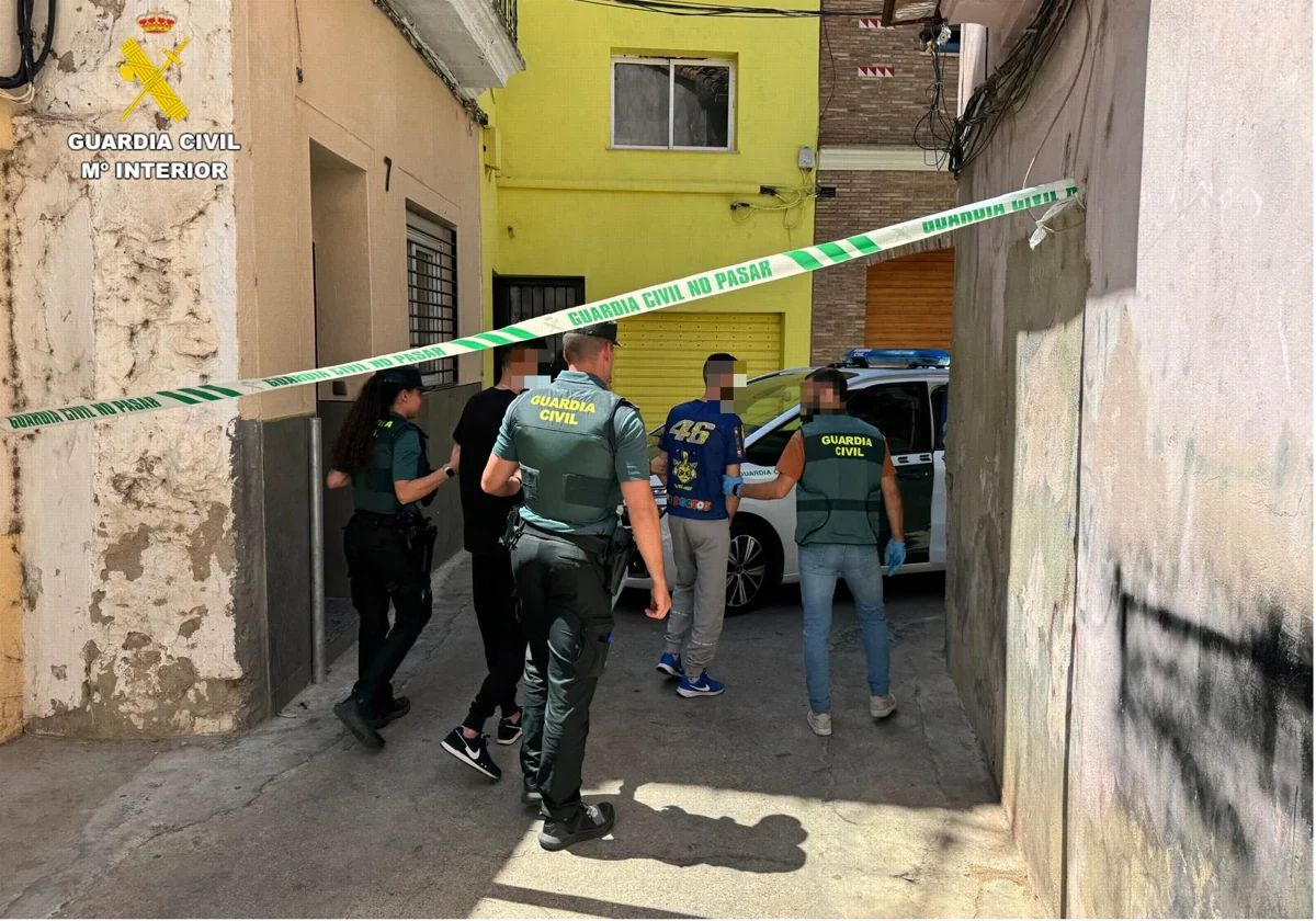 Imagen de los asaltantes detenidos en la comarca valenciana de la Ribera Baja