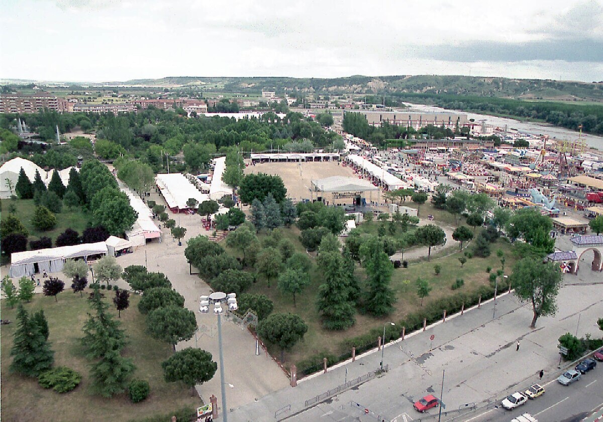 Panorámica aérea del recinto ferial