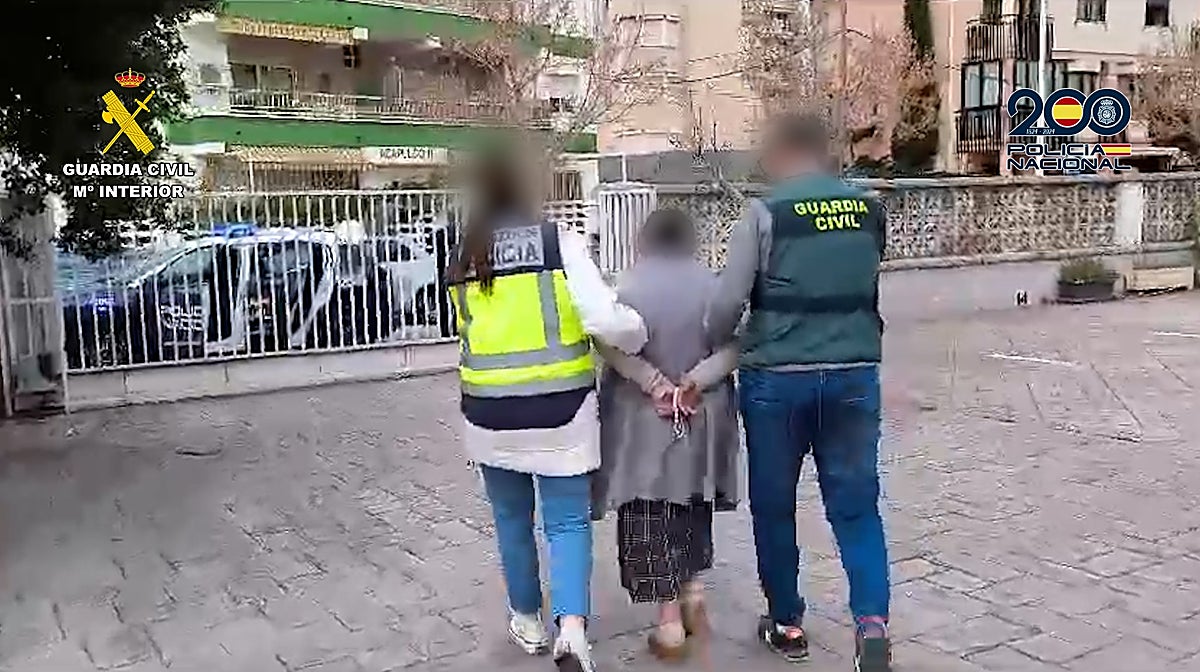 Imagen de una de las detenidas por cometer 32 robos en casas de Valencia y Madrid
