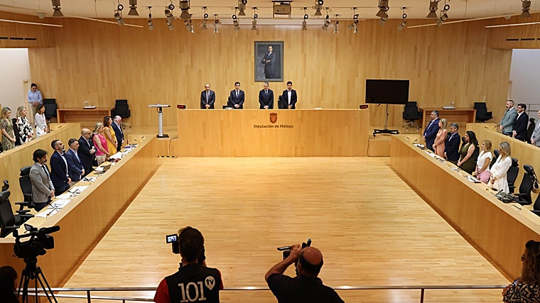 Pleno de la Diputación en el que se ha aprobado la moción