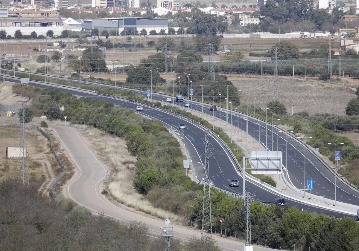 Imagen del primer tramo de la Variante Oeste