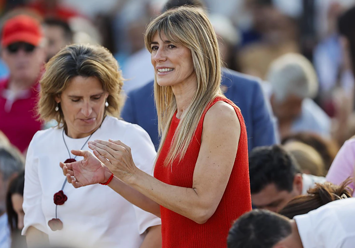 Begoña Gómez, en un acto electoral en Benalmádena