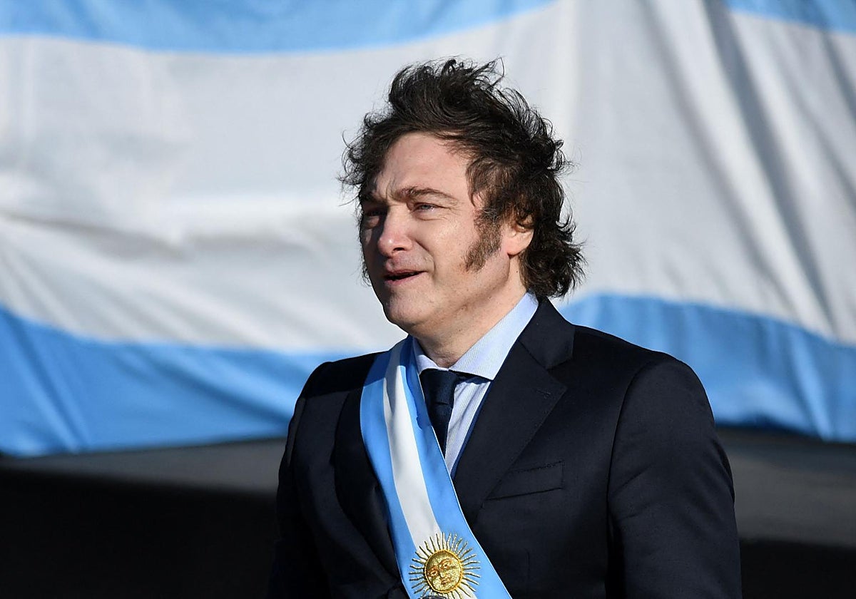 El presidente de Argentina, Javier Milei