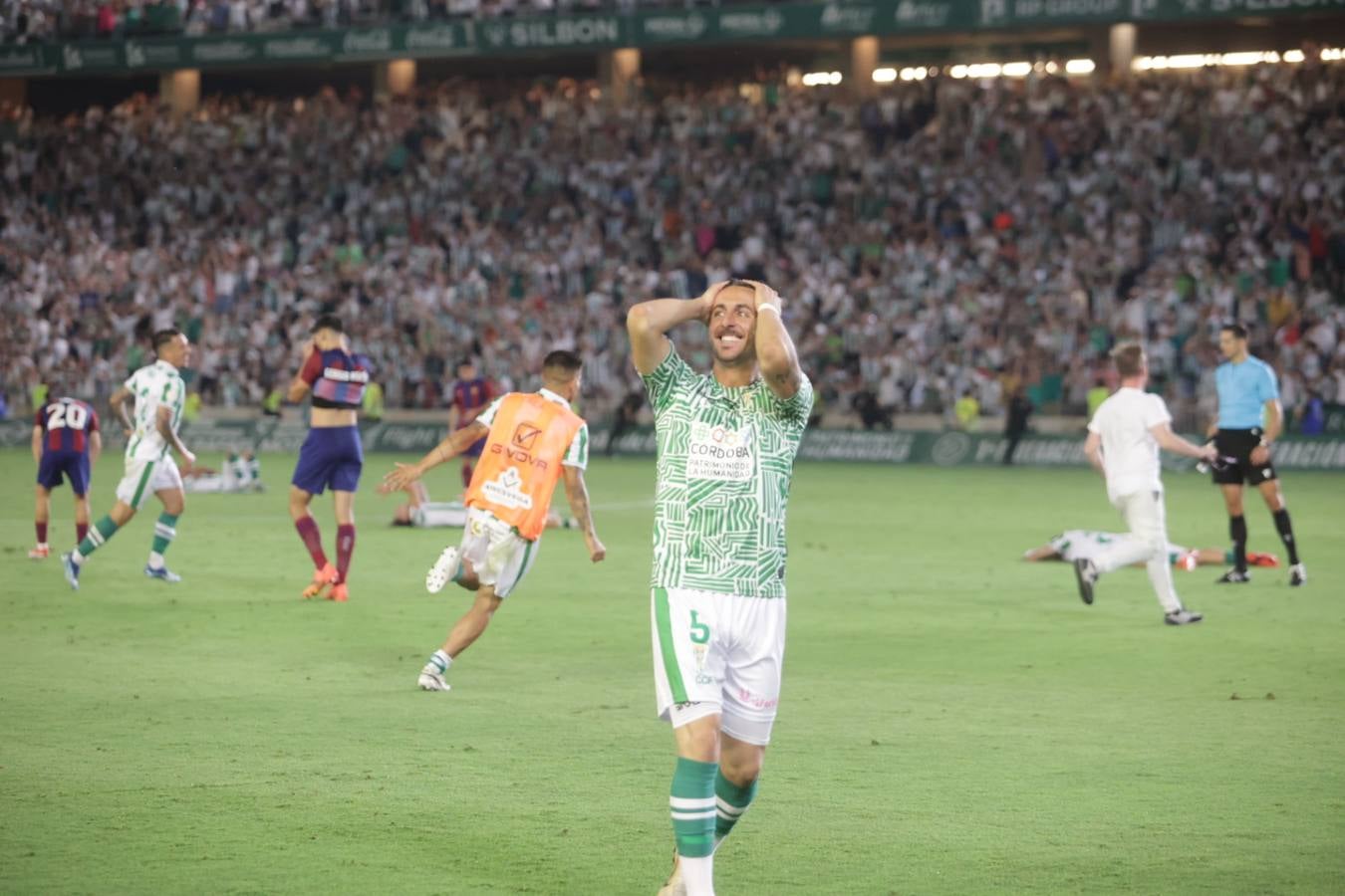 Fotos: la emotiva celebración del ascenso del Córdoba CF en El Arcángel
