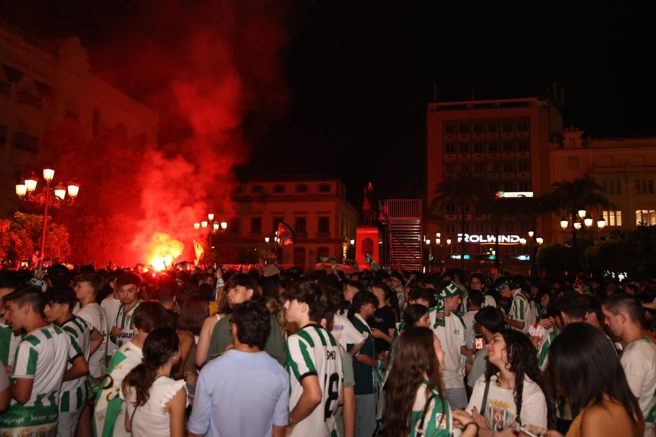 Fotos: la fiesta de la afición del Córdoba CF en Las Tendillas