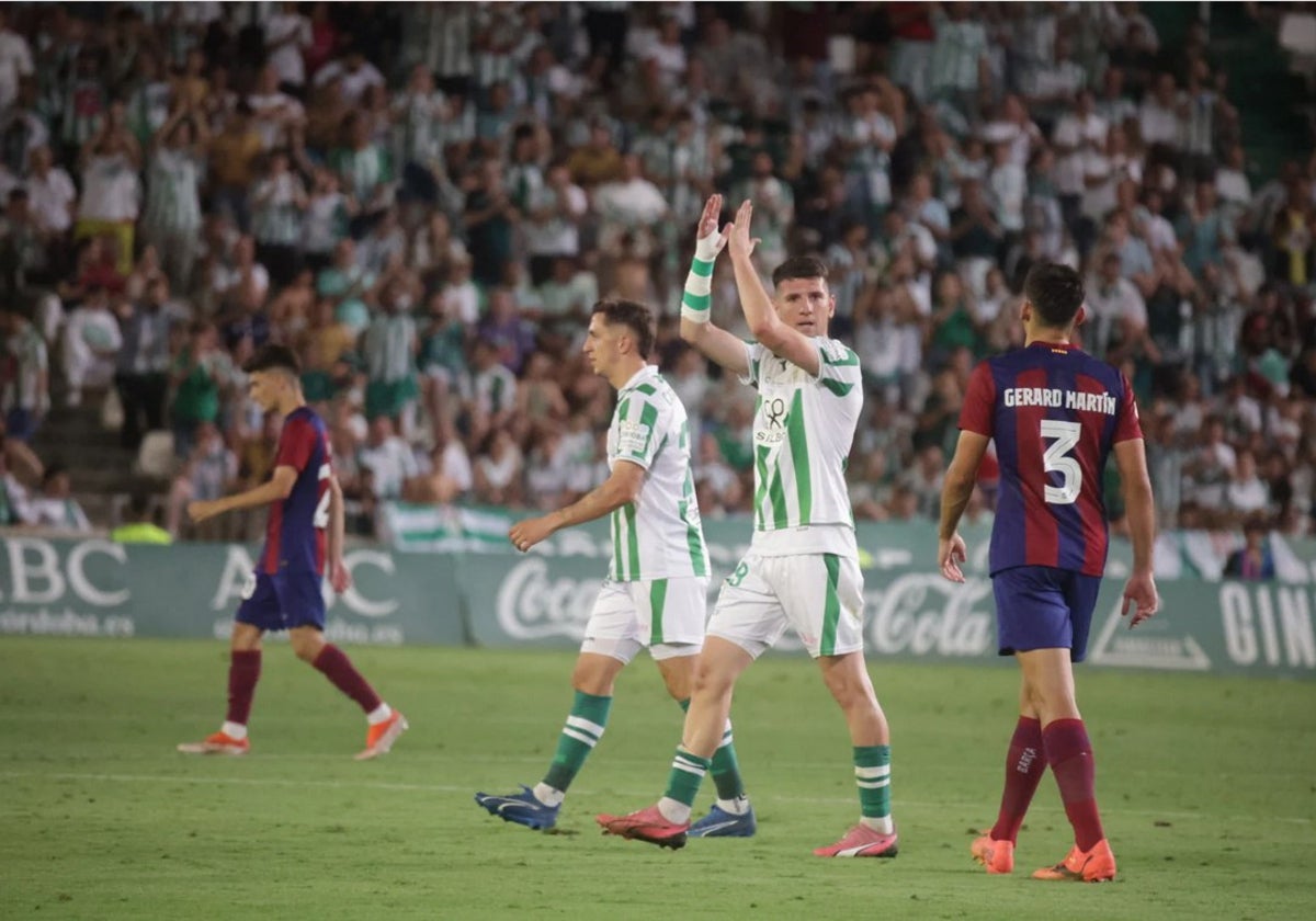 Alberto Toril durante el partido ante el Barcelona B