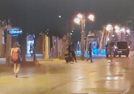 Cargas policiales en la fiesta del ascenso del Córdoba CF en Las Tendillas