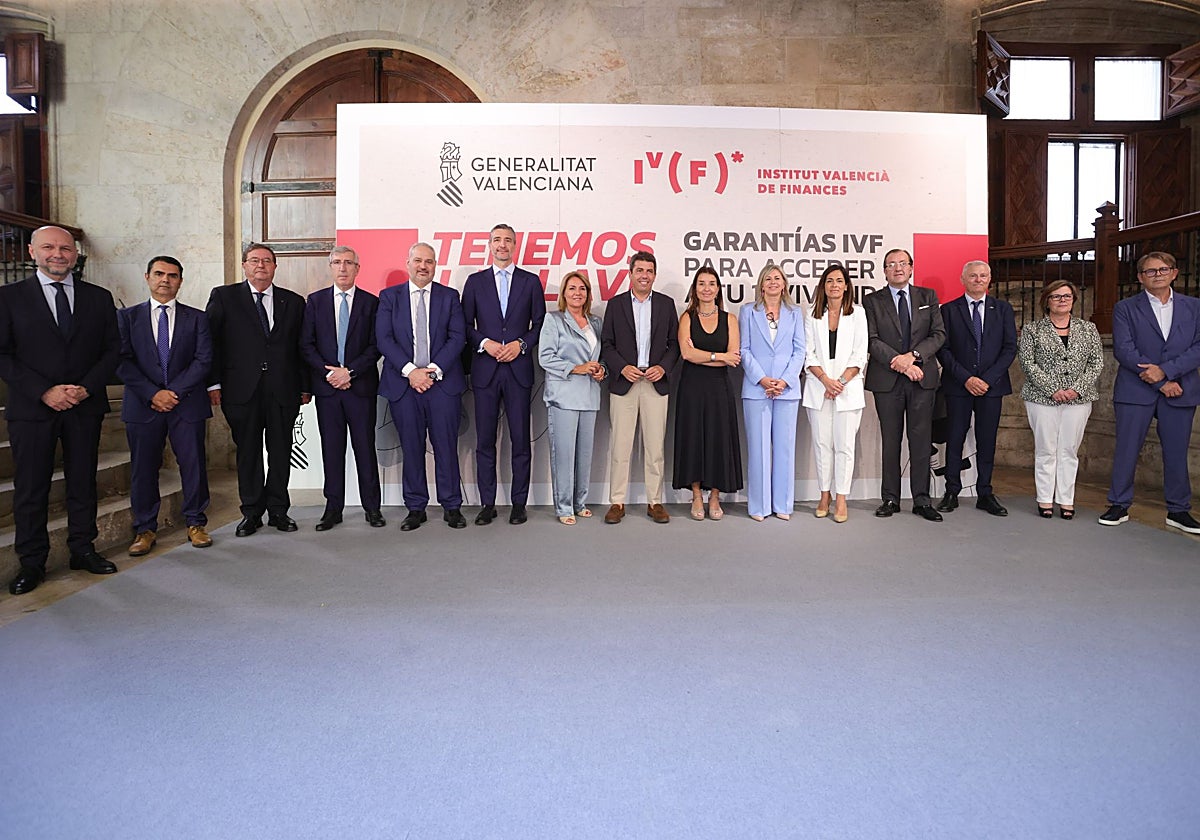 Imagen de la presentación del programa del IVF, este martes, en el Palau de la Generalitat
