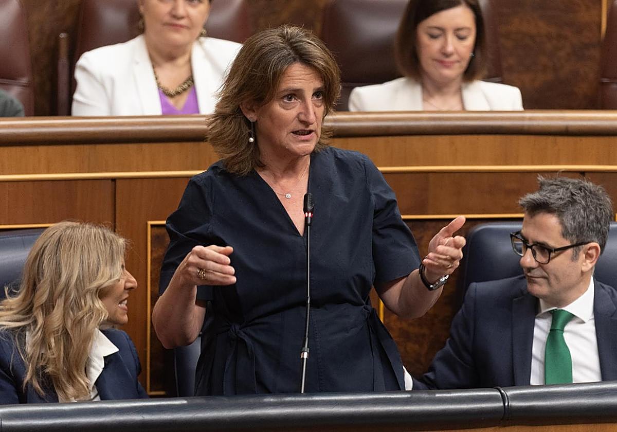 La vicepresidenta tercera y ministra para la Transición Ecológica y el Reto Demográfico, Teresa Ribera