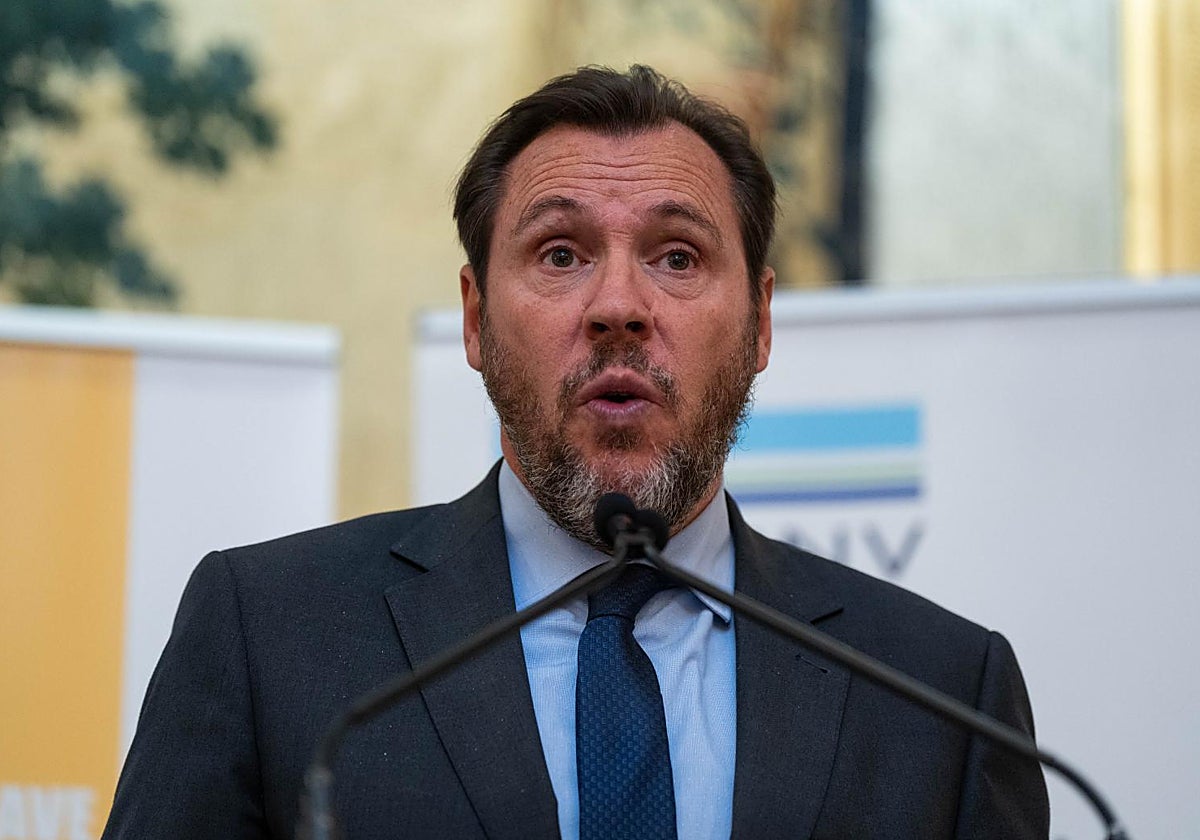 El ministro de Transportes y Movilidad Sostenible, Óscar Puente, en una imagen de archivo