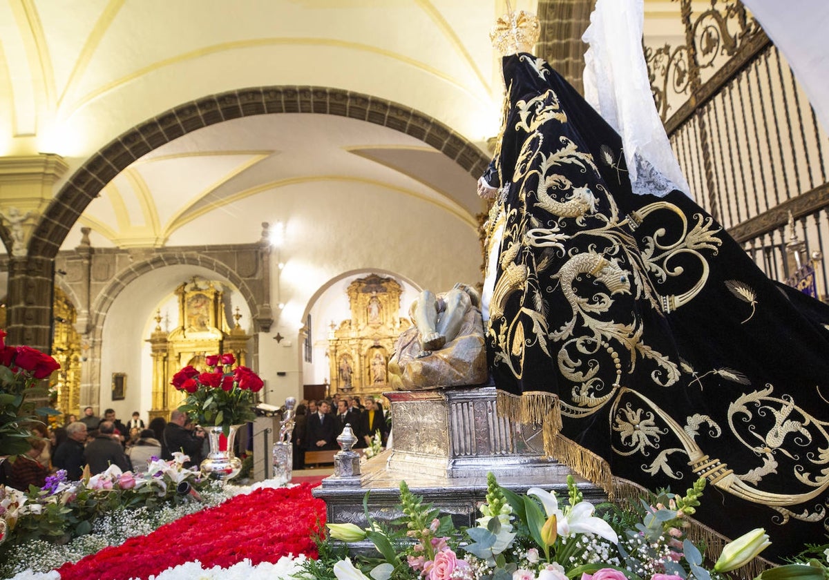 Virgen de las Angustias, en una imagen de archivo