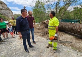 La Diputación  va a habilitar una partida  de ayudas para los pueblos más afectados por las tormentas de este viernes