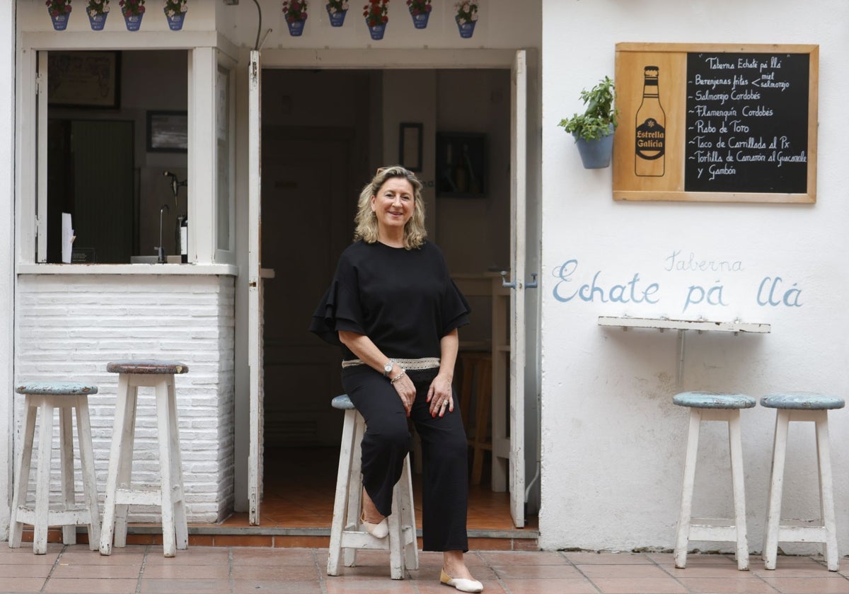 Ana Gener, en la taberna Échate pá llá